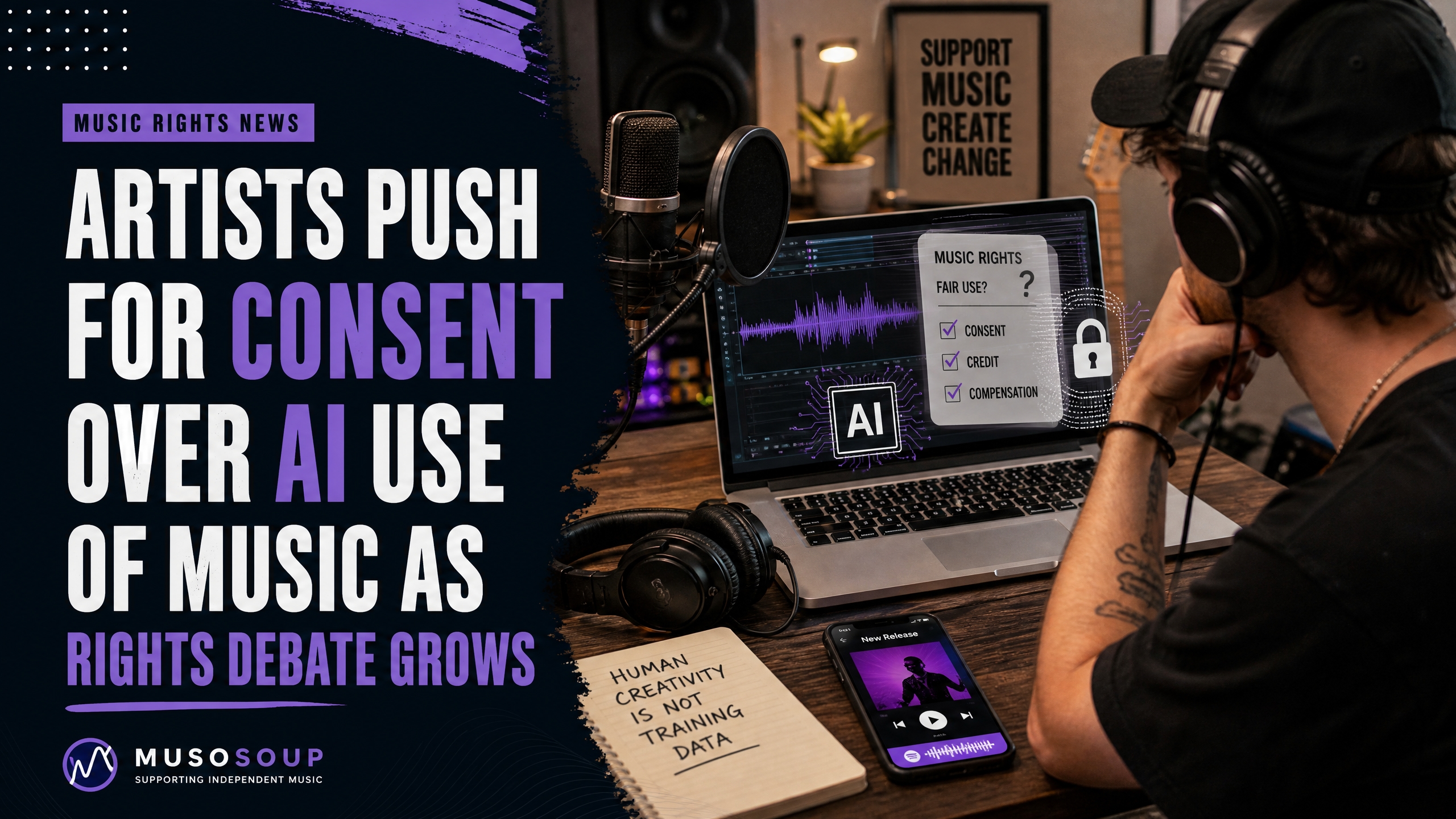 Artists Push for Consent Over AI Use of Music as Rights Debate Grows